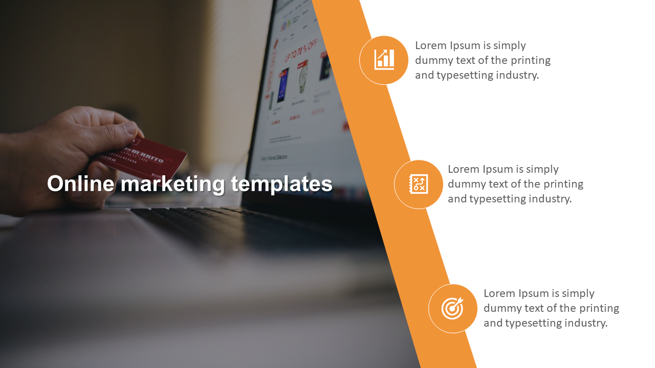 Systematical Online Marketing Templates Slide Designs